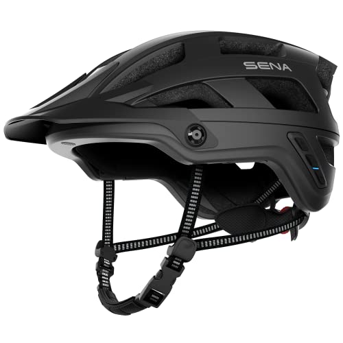 Sena M1 EVO Smart Mountainbike-Helm (Matt-schwarz, M) von Sena