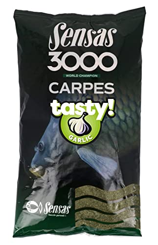 Sensas Amorce 3000 Carp Tasty Garlic - 1Kg - Vert - 40722 von GUNKI