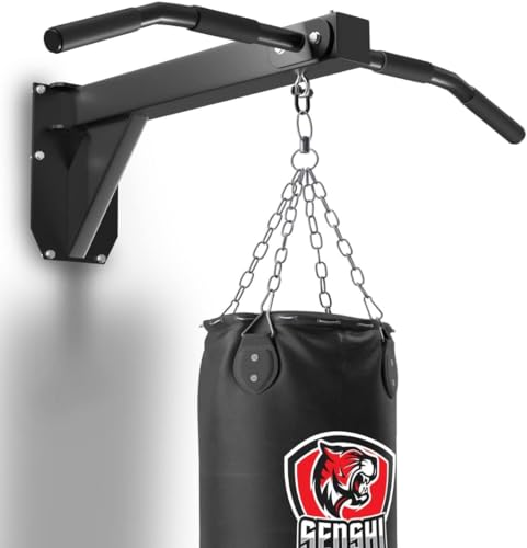 Senshi Japan Robust, 2 Loch Deckenhaken Boxsack Wandhalterung für 150 kg Staubbeutel Boxen MMA Halterung von Senshi Japan
