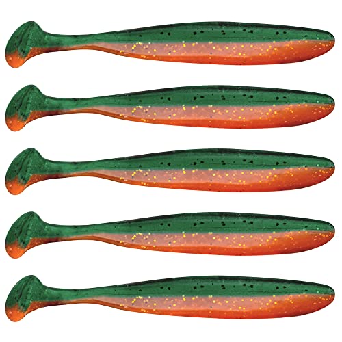 Senshu Breazy Shiner 10cm - 5,37g - 5Stück - Angry Carrot | Gummifische von Senshu