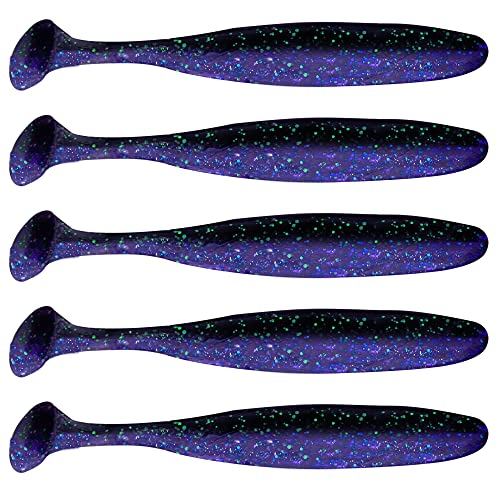 Senshu Breazy Shiner 10cm - 5,37g - 5Stück - Purple Moon | Gummifische von Senshu