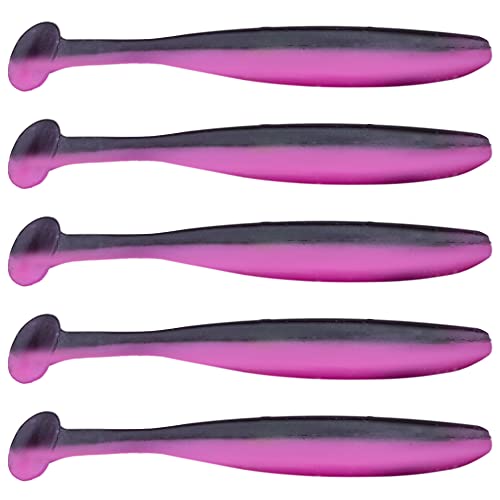 Senshu Breazy Shiner 7,5cm - 2,25g - 5Stück - Pink Blueberry | Gummifische von Senshu