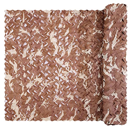 Sensong Tarnnetz Camouflage Netz Desert 1.5 x 2 M Armee Tarnung Net für Deko Waldlandschaft Jagd Sichtschutz Sonnenschutz Outdoor Camping Garten von Sensong