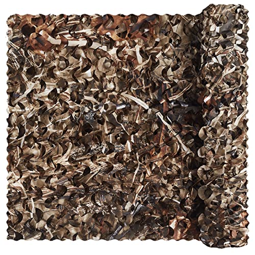 Sensong Tarnnetz Camouflage Netz Dry Grass Camo 1.5 x 8 M Armee Tarnung Net für Deko Waldlandschaft Jagd Sichtschutz Sonnenschutz Outdoor Camping Garten von Sensong