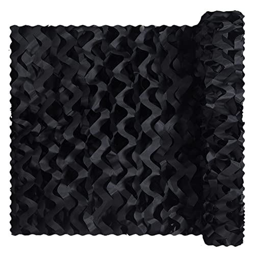 Sensong Tarnnetz Camouflage Netz Schwarz 1.5 x 2 M Armee Tarnung Net für Deko Waldlandschaft Jagd Sichtschutz Sonnenschutz Outdoor Camping Garten von Sensong