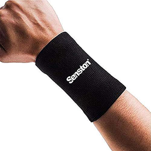 Senston 2 Stück Sports Armband Schweißband Fitness Schweissbänder Handgelenk SweatbandsTennis Wristbands für Fußball Basketball Badminton von Senston