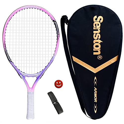 Senston Tennisschläger 19 One-Piece-Design Tennis Schläger Set mit Tennistasche,Overgrip,Vibrationsdämpfer von Senston