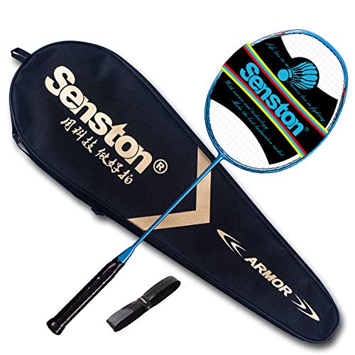 Senston N80 Ultra-Lict 100% Graphit Badmintonschläger Carbon Badminton schläger mit Schlägertasche von Senston