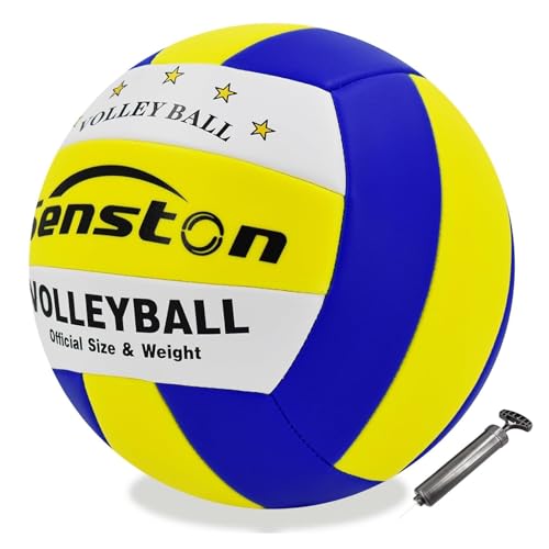 Senston Soft Volleyball Offizielle Größe 5, Beach Volleyball für Indoor/Outdoor Spiel und Unterhaltung von Senston