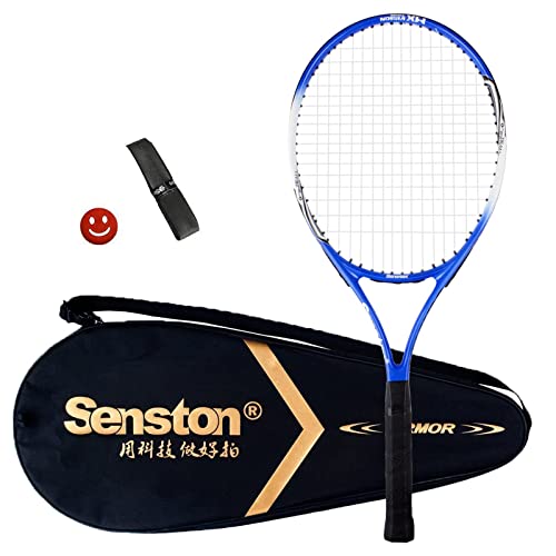 Senston Tennisschläger 25 One-Piece-Design Tennis Schläger Set mit Tennistasche,Overgrip,Vibrationsdämpfer von Senston