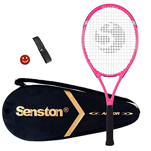 Senston Tennisschläger Unisex, Tennis Racket für Anfänger und Freizeitspieler mit Tennistasche, Overgrip, Vibrationsdämpfer von Senston