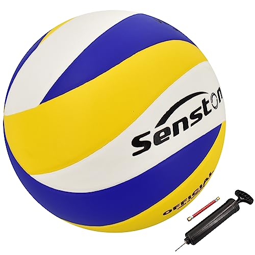 Senston Volleyball Hygroskopisches Leder Weiche Berührung Beachvolleyball von Senston