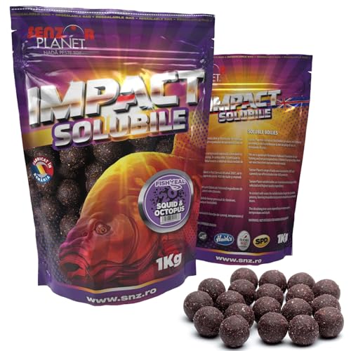 Senzor Planet Tintenfisch und Oktopus lösliche Boilies (Squid & Octopus), 1 kg von Senzor Planet