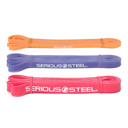 OUZIGRT Serious Steel 41" Assisted Pull-up Band, Heavy Duty Resistance Band Sets, Stretching, Powerlifting, Resistance Training and Pull Up Assistance Bands von Serious Steel Fitness