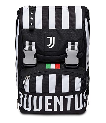 Seven Schulranzen für Grundschule, ab 1. Klasse, Erweiterbarer Schulranzen, Extra Volumen; Geräumige Schultasche für Mädchen und Jungen, mehrfarbig/JUVENTUS - Fußball von Seven