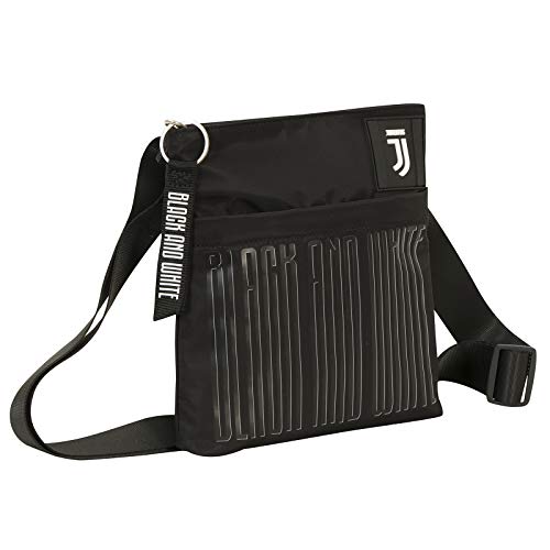 F.C. Juventus Umhängetasche Mini Shoulder Bag Black And Withe Größe ca. 19,5 x 23 x 3 cm von SEVEN