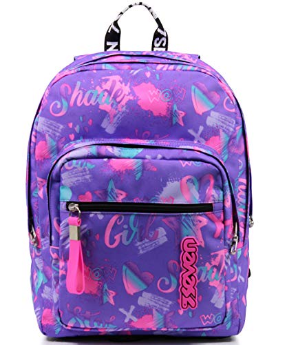 SEVEN Backpack für Schule, Uni & Freizeit,Violett von Seven