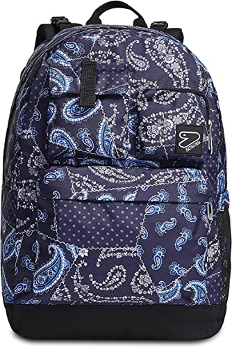 Rucksack Seven® Wendbar Pockets – The Double Blue Cashmere, mehrfarbig, Taglia unica, Casual von Seven