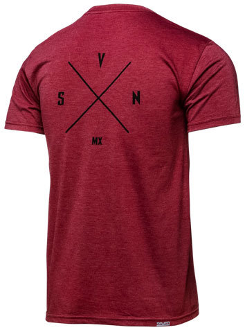 Seven T-Shirt Benchmark burgundy heather Größe: M von Seven