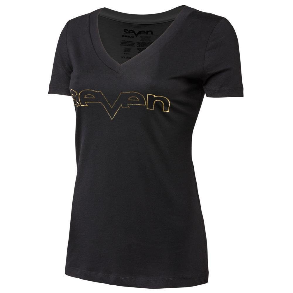 Seven T-Shirt Brand Foil black Größe: S von Seven