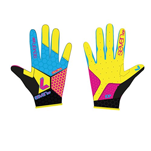 Seven Tactic Handschuhe/Cyan/Magenta/Gelb/Schwarz, Größenangabe des Herstellers: L) von Seven