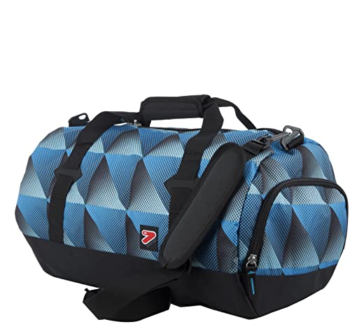 Seven Borsone The Double - Freetime Bag - Blu Nero - 37 L von Seven