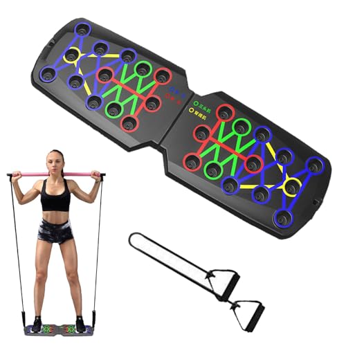 Sghtil Pushup Board, PushUp Faltbares PushUp PushUp,Multifunktions-Trainingsausrüstung|Pushup-Bank-Ständer Non-Slip mit automatischem Zähler, Heimtrainingsausrüstung für von Sghtil