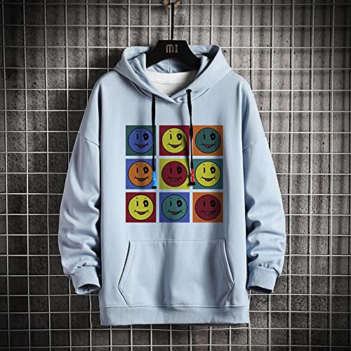 Schlichter Und Großzügiger Hoodie Hoodie Damen Herren Pullover Kapuzenpullover Sweatshirt Smiley Männer Kapuzenpullover Sweatshirt von ShFhhwrl