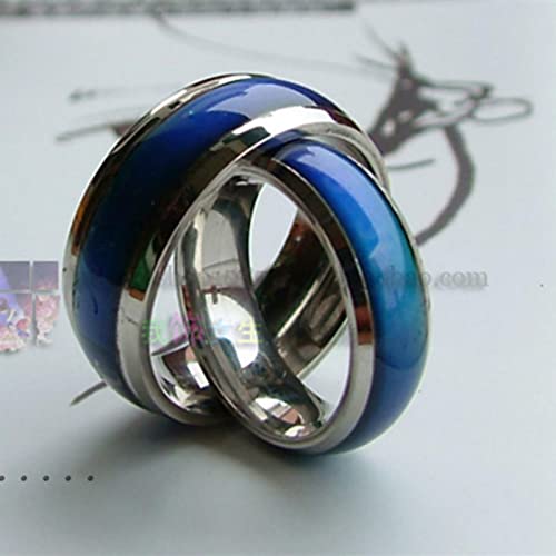 ShFhhwrl Modischer Ring Ring Size Adjuster for Loose Rings Europäische Vintage Kreative Emotion Stimmung Ring Farbwechsel Persönlichkeit Ri von ShFhhwrl