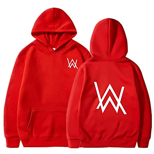 Warmer Und Bequemer Hoodie Hoodie Herren Kapuzenpullover Sweatshirt Sweatshirts Fashion Damen Hoodie Pullover Hip Hop XXL Rot von ShFhhwrl