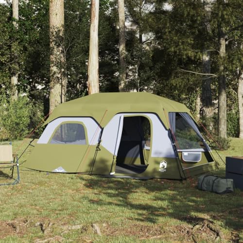 Campingzelt 9 Personen Grün 441x288x217 cm, ShGaxin Caming Zelt, Camping Markise Zelt, Camping Tents, Camping-Zelt - 94298 von ShGaxin