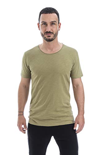 Shambhala Barcelona Herren T-Shirt Basic, Grün, Extra Large von Shambhala Barcelona