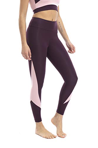 Shambhala Barcelona Damen Malla Deportiva Poliéster de Plástico Reciclado Prani Leggings/Sportnetz aus Polyester aus recyceltem Kunststoff, Violett/Rosa, XS von Shambhala Barcelona