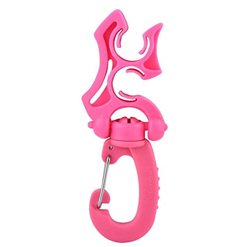 Shanrya Tauchclip, BCD-Schlauchhalter BCD-Schlauchhalter, Schnallenhaken BCD-Schlauchclip für Süßwassertauchschnorcheln(Pink) von Shanrya