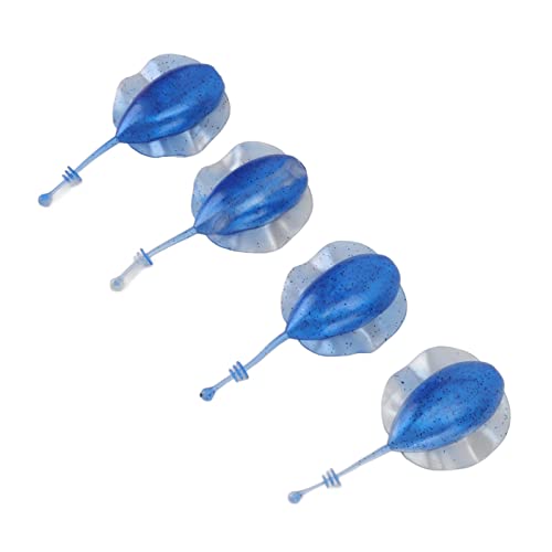 Weicher Köder, Lebensecht Schwimmend 14 G Umweltfreundlicher PVC Sinkender Weicher Köder Artificail Gute Flexibilität für Professionelle Angler für Seen (Blau) von Shanrya