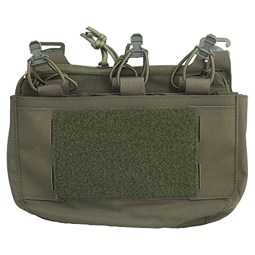 Tactical Triple Magazin Molle Pouch mit Utility Pouch Placard Chest Rig Bag mit Hoop&Loop von Shanyingquan
