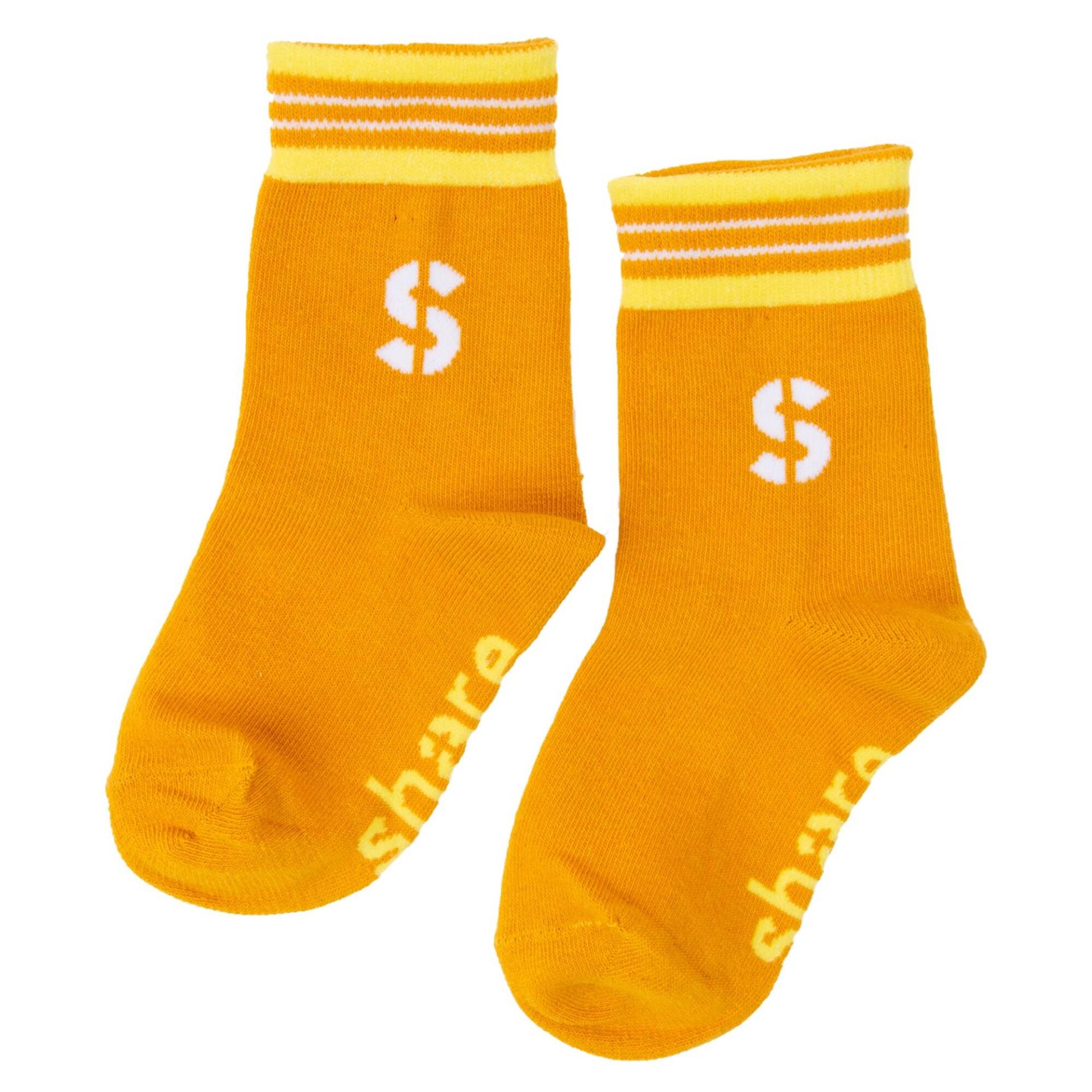 Socken Kinder gelb von Share