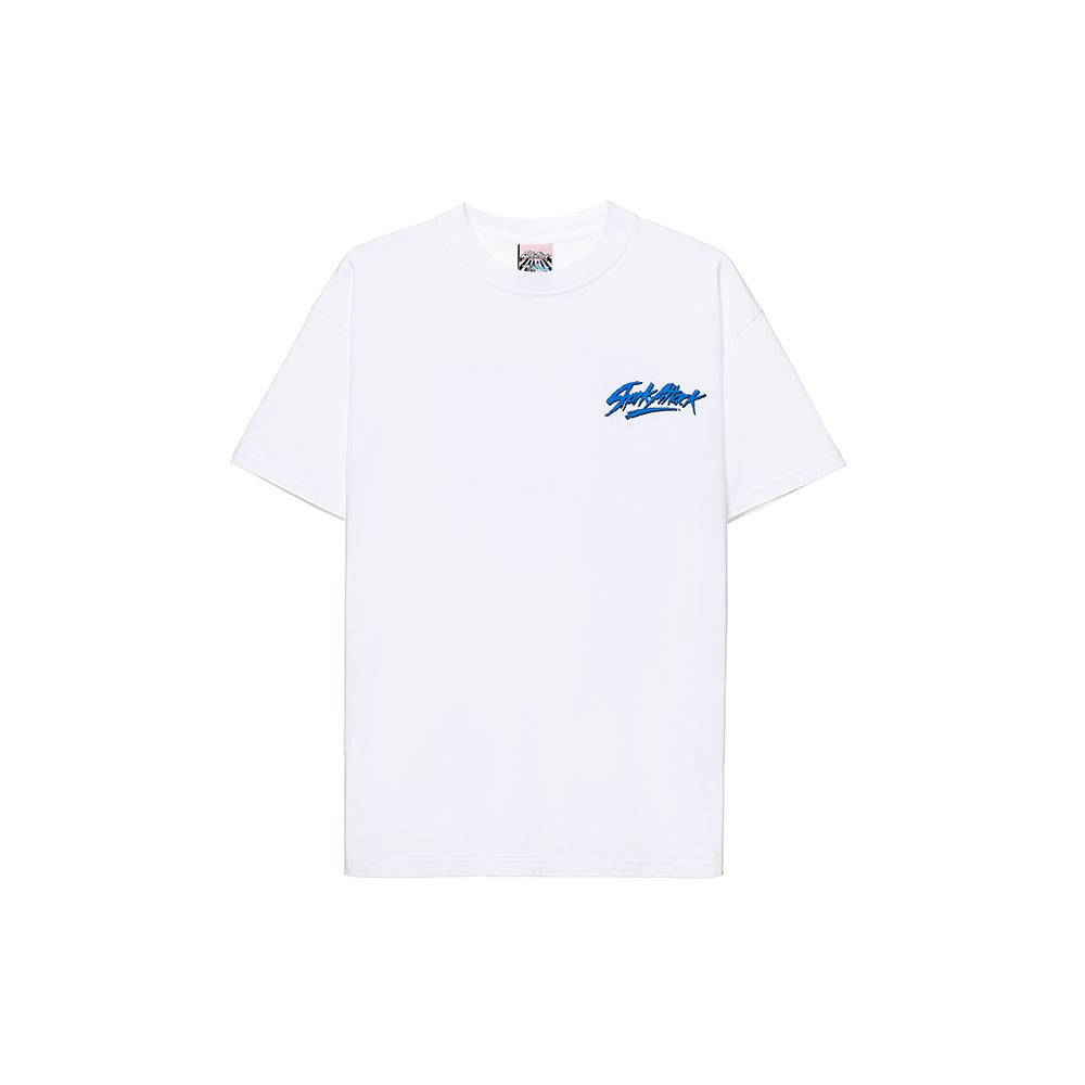 Shark Attack International Cuisine Short Sleeve T-shirt Weiß XL Mann von Shark Attack