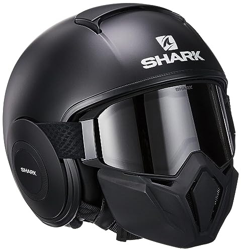SHARK Herren NC Motorrad Helm, Schwarz, S von SHARK