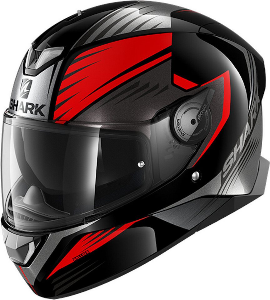 Shark Motorradhelm Skwal 2 Hallder Integralhelm, Visier von Shark