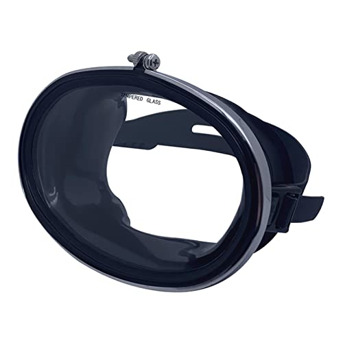 Dive Ovale Klassische Tauchmaske, Schwarz von Sharplace
