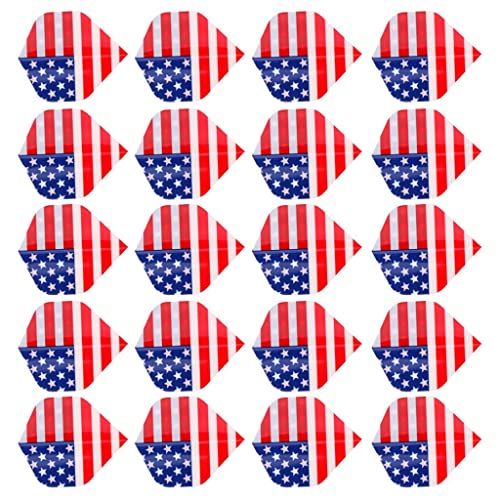 Sharplace 20 Standard für Tip Darts Und weiche Spitze Darts National Flag Pattern Design, Amerika von Sharplace