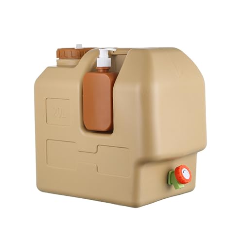 Sharplace 20L Wasserbehälter, Wasserkrug mit, tragbarer Camping-Wassereimer, Wassertank zum Fahren, Waschen, Hände, Notfallangeln von Sharplace
