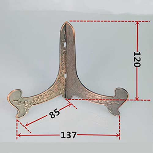 Sharplace 4X Klappbar Tellerständer Dekoteller Halter Teller Bronze, 12cm von Sharplace