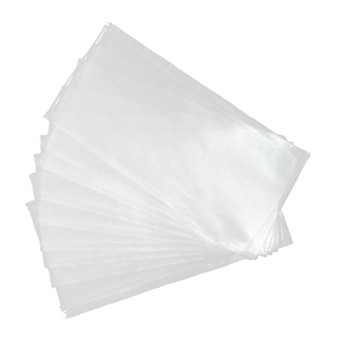 Sharplace 50 pcs Packung Wasserlöslich PVA Bags/PVA/wasserlösliche Tüten, Köder, Angeln Fischen Zubehör, 8x16cm von Sharplace