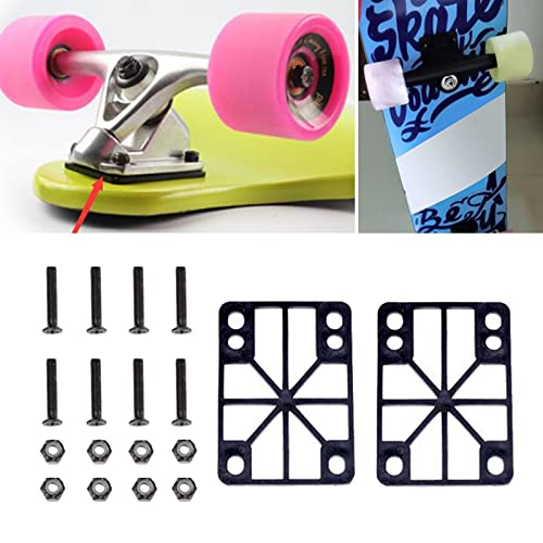 Sharplace 5X 1 Set Skateboard Pads Longboard Pads Skateboard Shock Pads Weiche Longboard Shockpads Zubehör von Sharplace