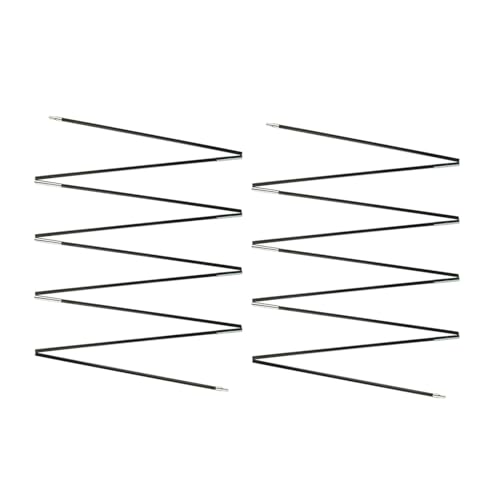 Sharplace Fiberglas-Zeltstangen, Ersatz, schwarz, vormontierte Zeltstangen, leichte Fiberglasstange für Zelte, Angeln, 3.9 m 3 bis 4 Personen von Sharplace
