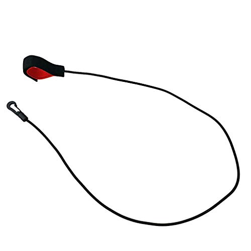 Sharplace Paddel mit Schnapphaken Paddelsicherung für - und Stechpaddel Kanupaddel, Schwarz von Sharplace