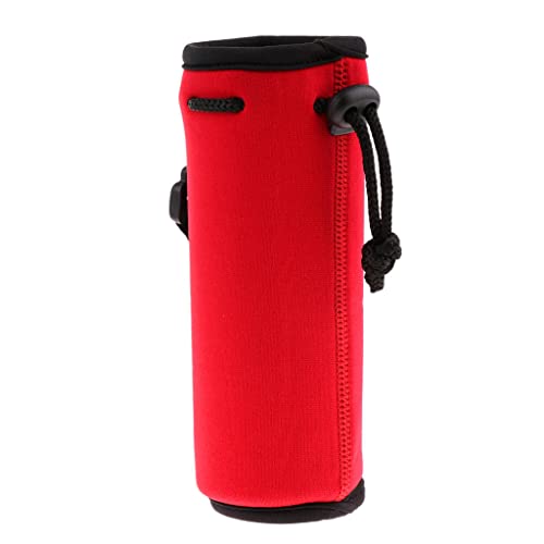 Sharplace Neopren Isolierte Tasche für Sport Wasserflasche Cover Beutel für Trinkflaschen, Rot von Sharplace