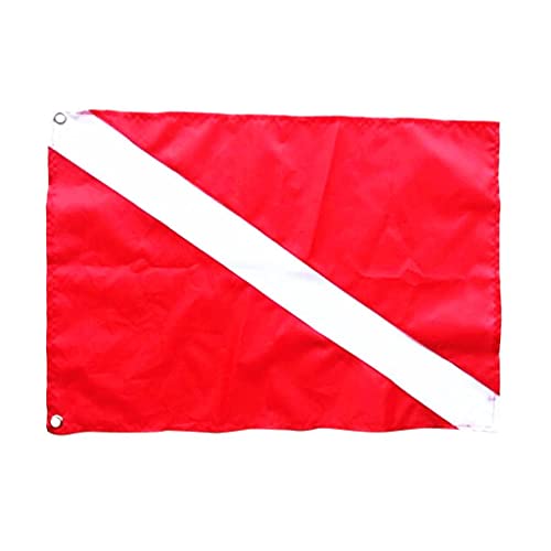 Sharplace Taucherflagge Wassersport Signal Flagge Fahne, 50x35 cm von Sharplace